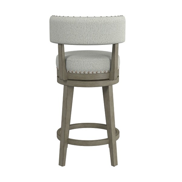 Hillsdale Furniture Lawton Wood Swivel Stool， Antique Gray