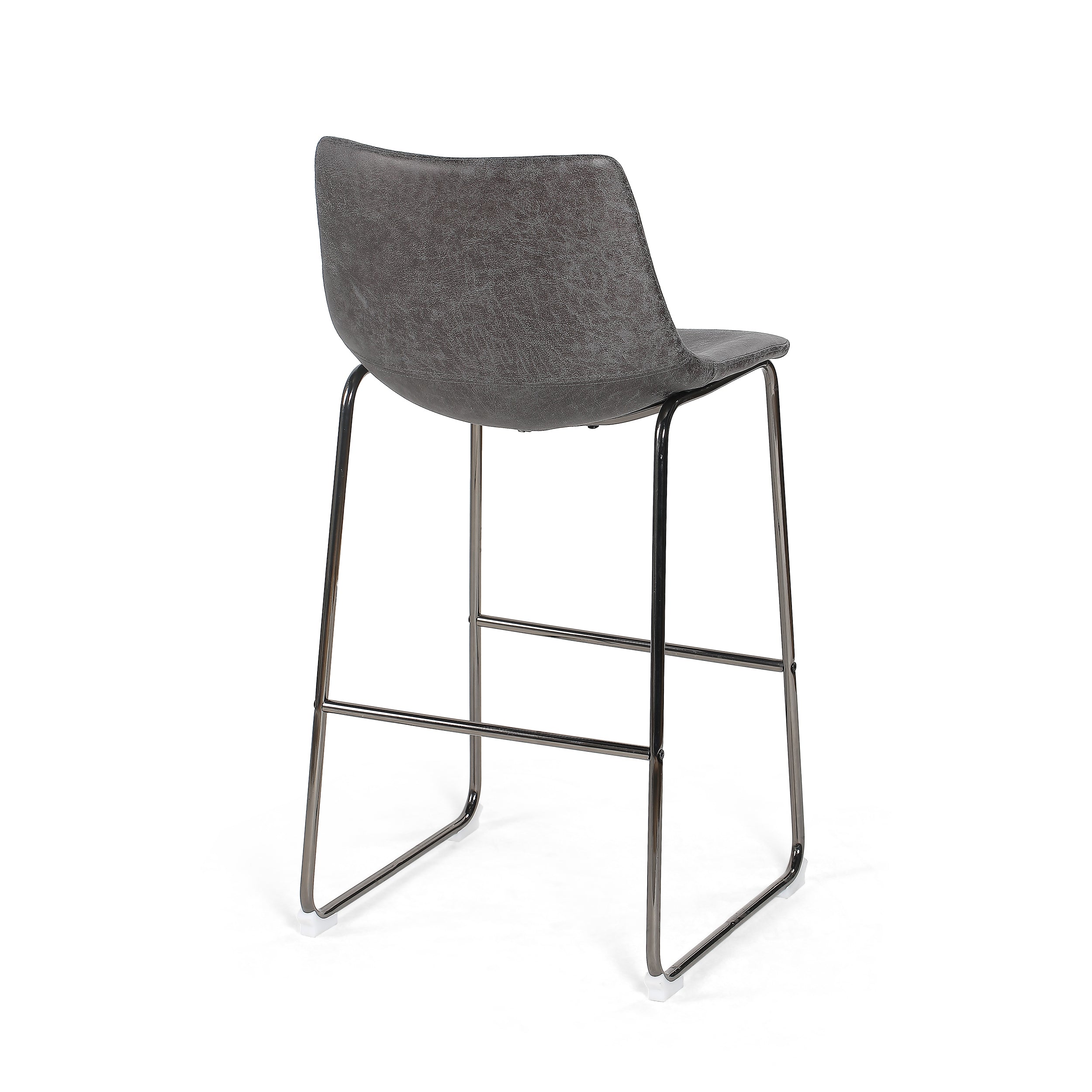 San Modern Microfiber Bar Stool