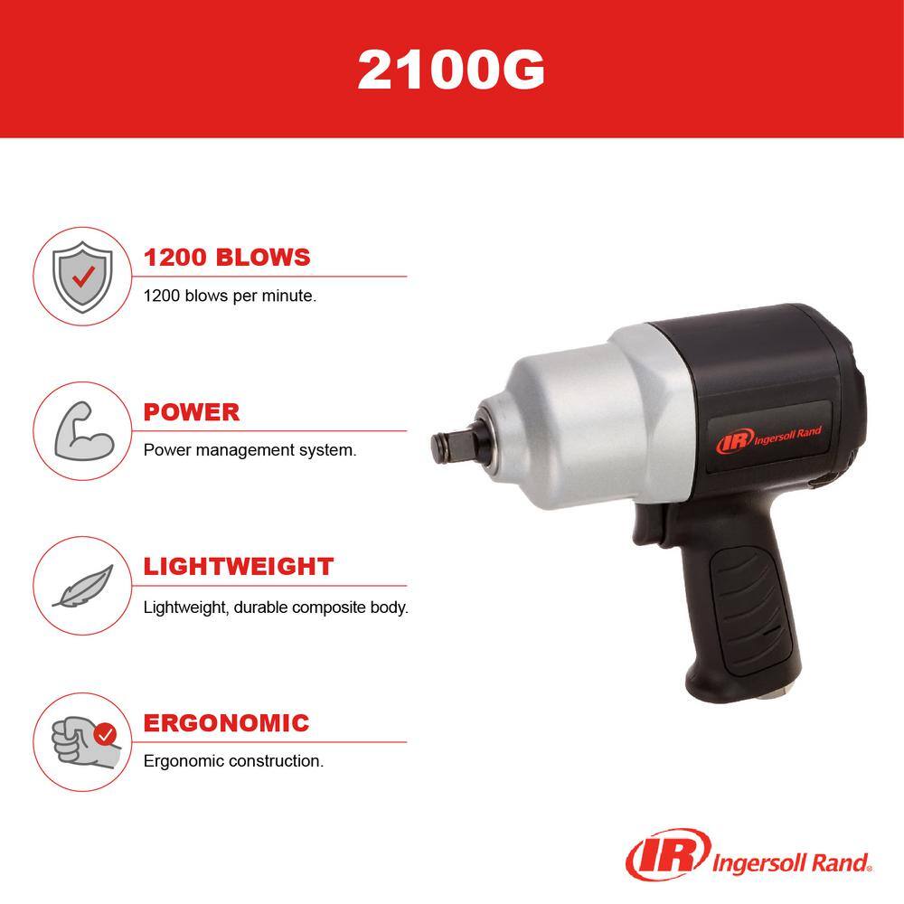 Ingersoll Rand 12 in. Drive Composite Air Impactool 2100G