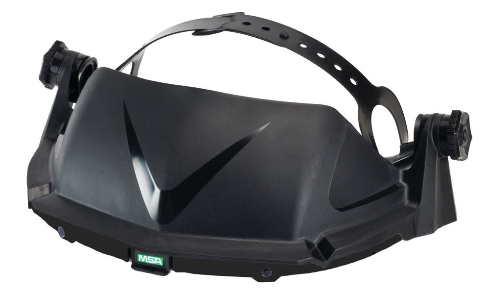 MS Safety Works V Gard Headgear: General Purpose， Black HDPE without visor ;