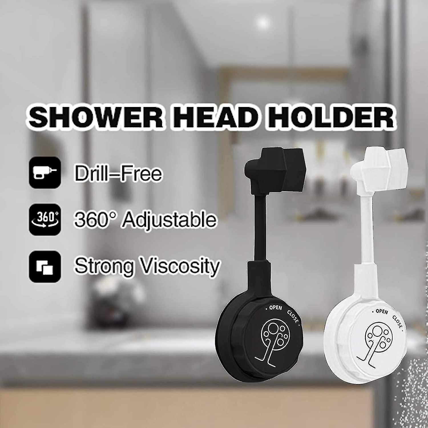 2-piece Handheld Shower Head Bracket， Universal Adjustable Shower Bracket