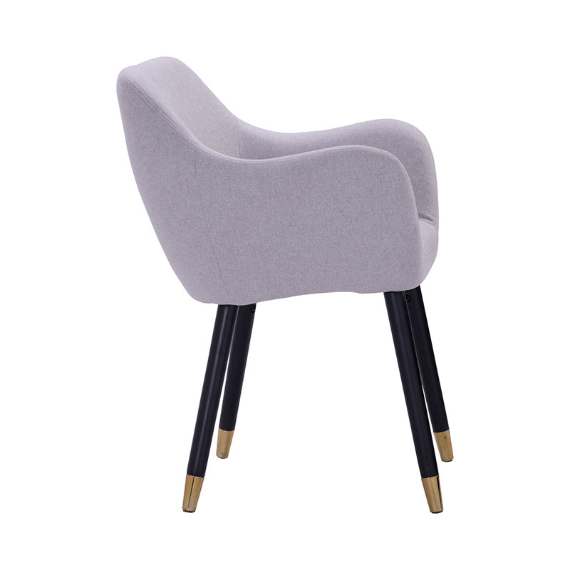 AILIN Armchair - Grey Veloutine