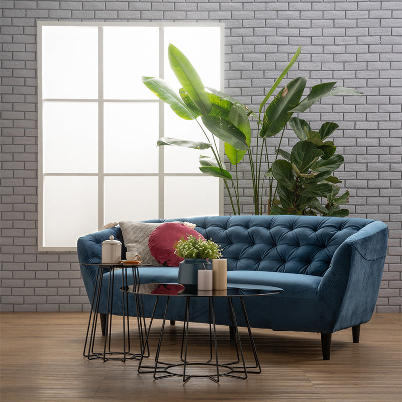 HUAYRA 3 Seater Sofa - Blue