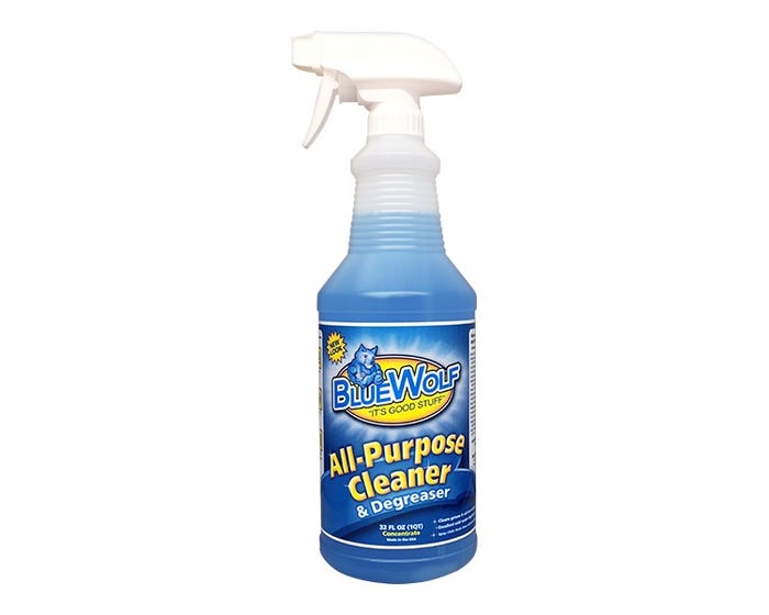 Blue Wolf All Purpose Cleaner  Degreaser 32oz Spray Bottles BWQ