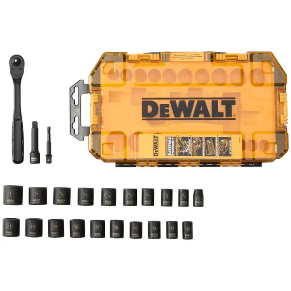 DEWALT 23-Piece 3/8 Drive Impact Socket Set