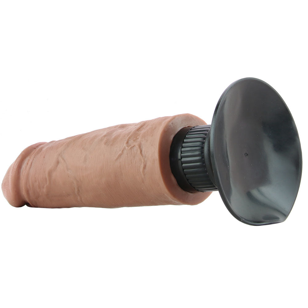 King Cock 6 Inch Vibrating Suction Dildo in Tan