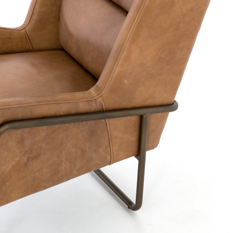 Wilbert Living Chair   Industrial   Armchairs And Accent Chairs   by Marco Polo Imports  Houzz