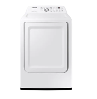 DVE45T3200WAC 72 CuFt Electric Dryer with Sensor Dry In Wh