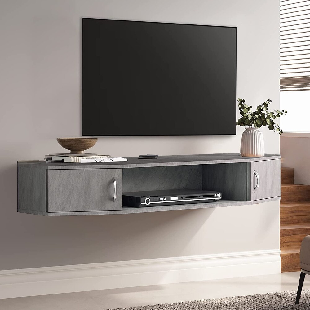 Floating Entertainment Center Modern Hanging TV Stand