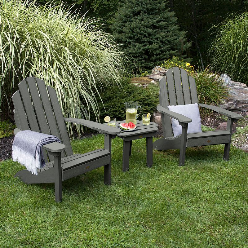 Highwood Westport Adirondack Chairs with Side Table