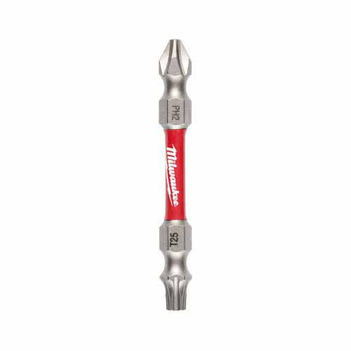 Milwaukee 48-32-4312 Shockwave Impact Phillips 2 & T25 Double Ended Bit