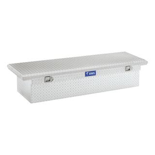 UWS 63 in. Bright Aluminum Crossover Truck Tool Box with Low Profile (Heavy Packaging) TBS-63-LP