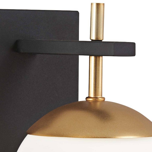 High Black And Gold Wall Sconce