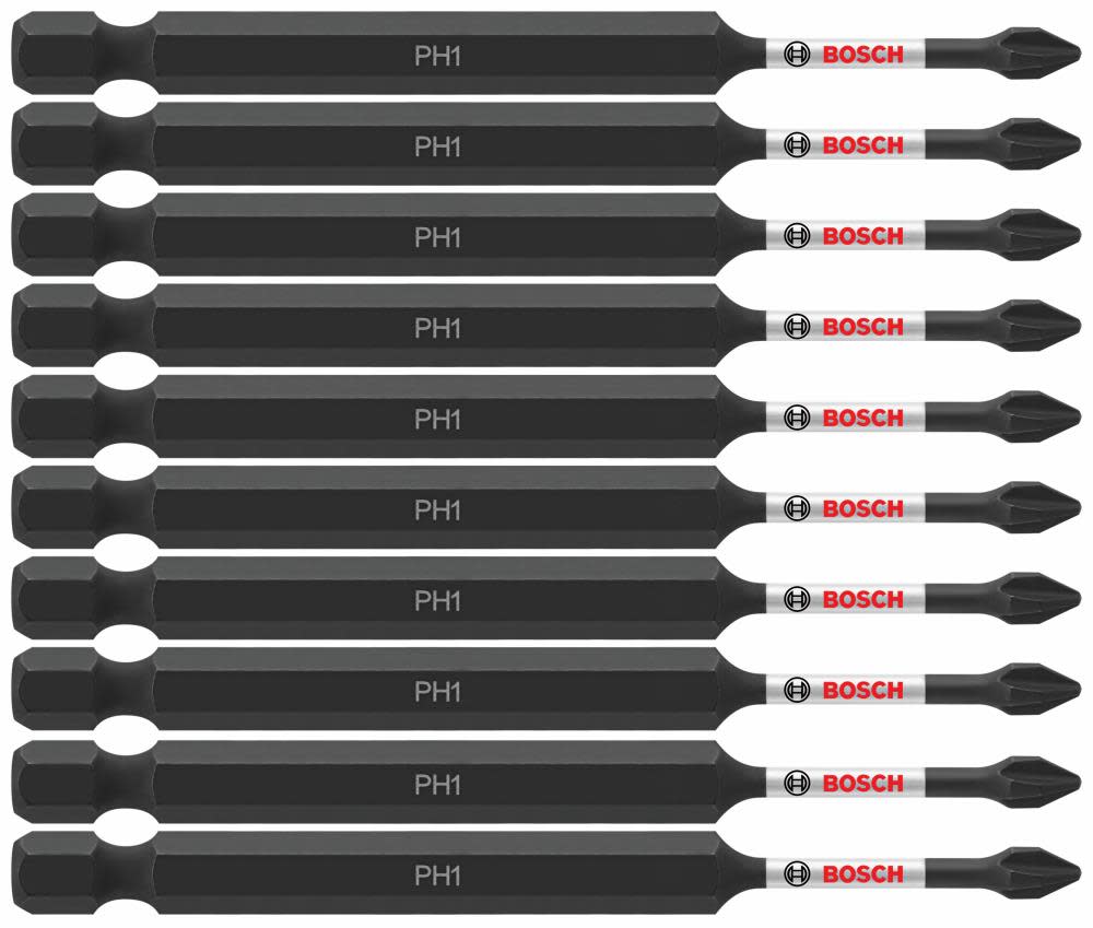 Bosch Impact Tough 3.5 In. Phillips #1 Power Bits (Bulk Pack) ITPH135B from Bosch