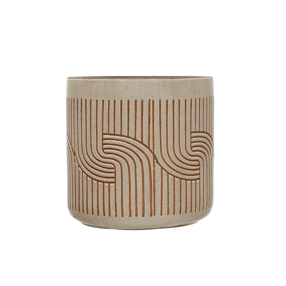 Terracotta Planter with Arched Design   8.0\