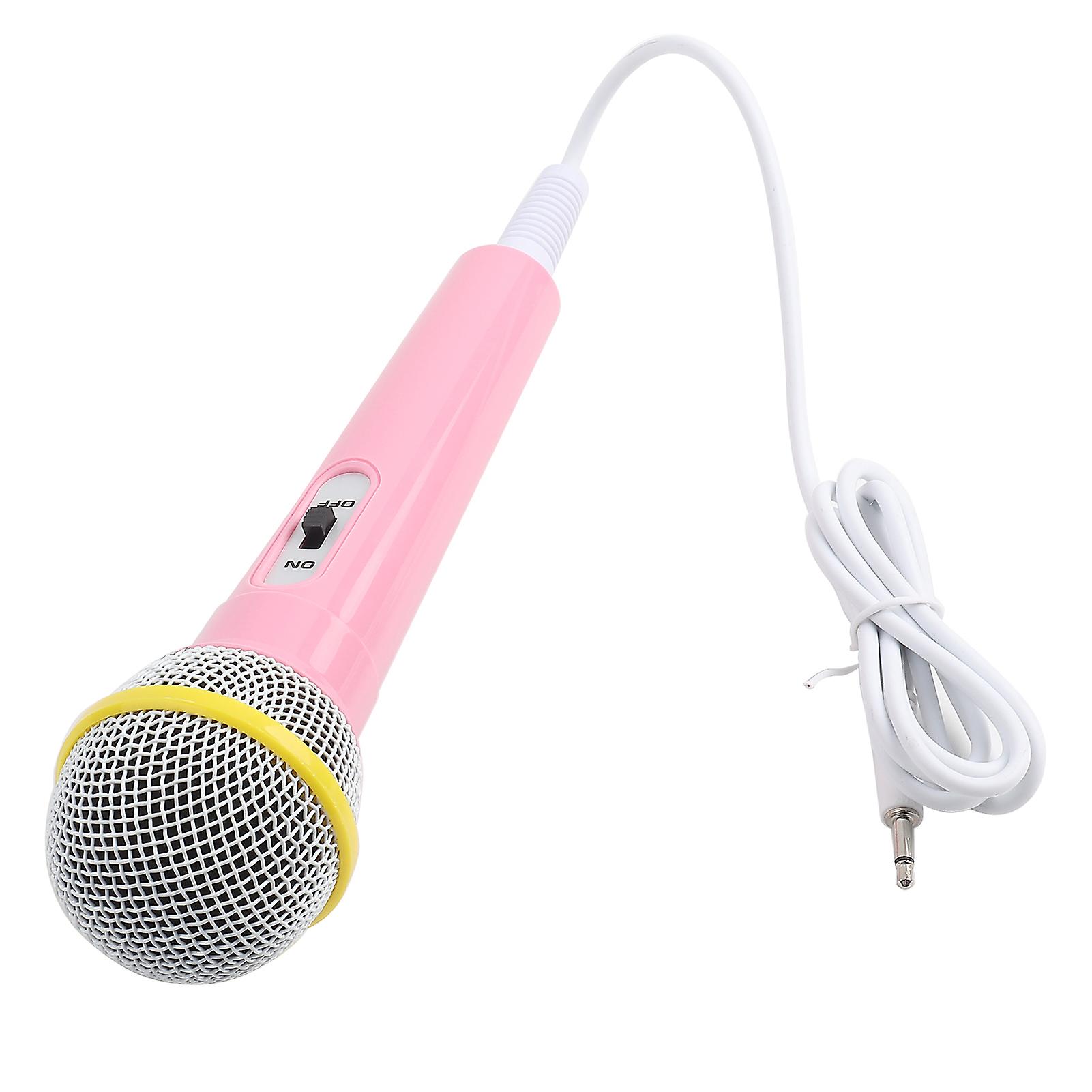 Kids Children Microphone Music Video Storytelling Party Microphone For Children (pink)