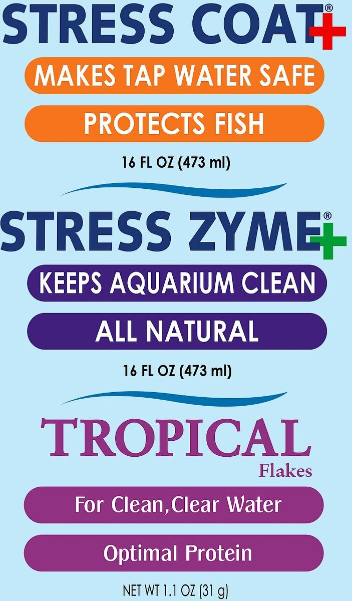 API Aquarium Water Conditioner and Tropical Food Kit