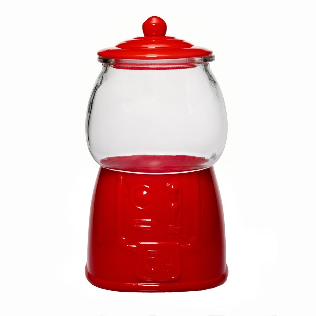 Amici Home Gumball Machine Shaped Glass Candy Jars Canister With Airtight Lids Perfect For Weddings Birthdays And Gift 42 Oz