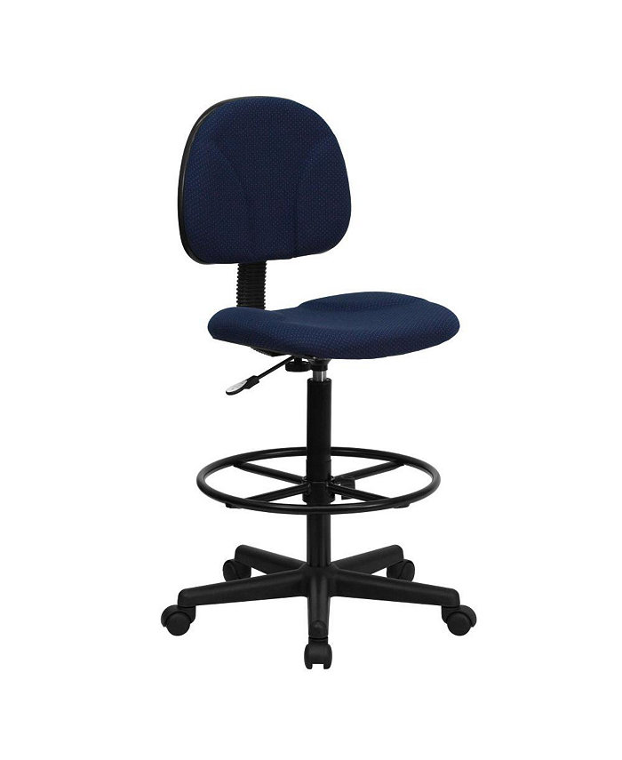 EMMA+OLIVER Two Cylinder Drafting Chair (Cylinders: 22.5-27H Or 26-30.5H)