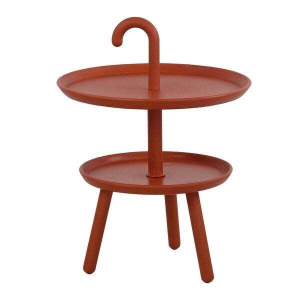 Umbria Accent Tiered Modern Minimalist End Side Table