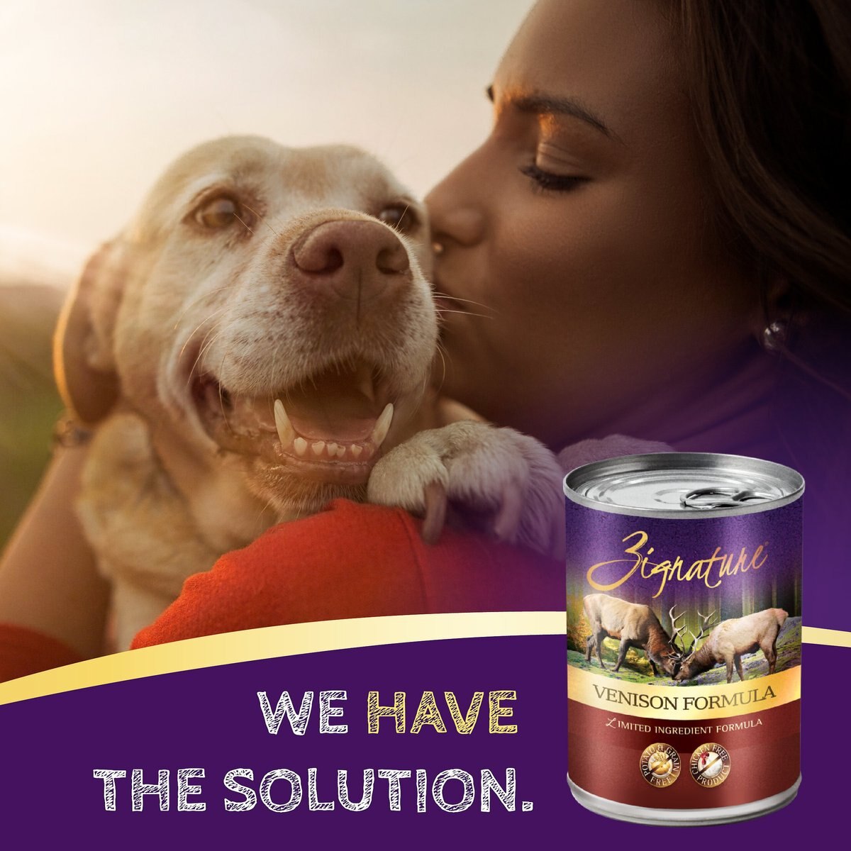 Zignature Venison Limited Ingredient Formula Canned Dog Food