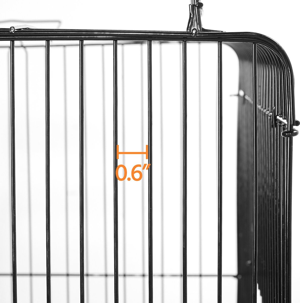 Yaheetech Play Top Detachable Rolling Stand Metal Bird Cage