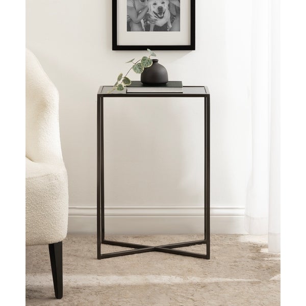 Kate and Laurel Jaspur Decorative Metal End Table