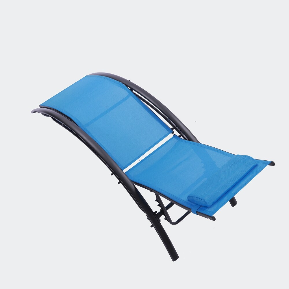 2 PCS Set Outdoor Lounge Chair