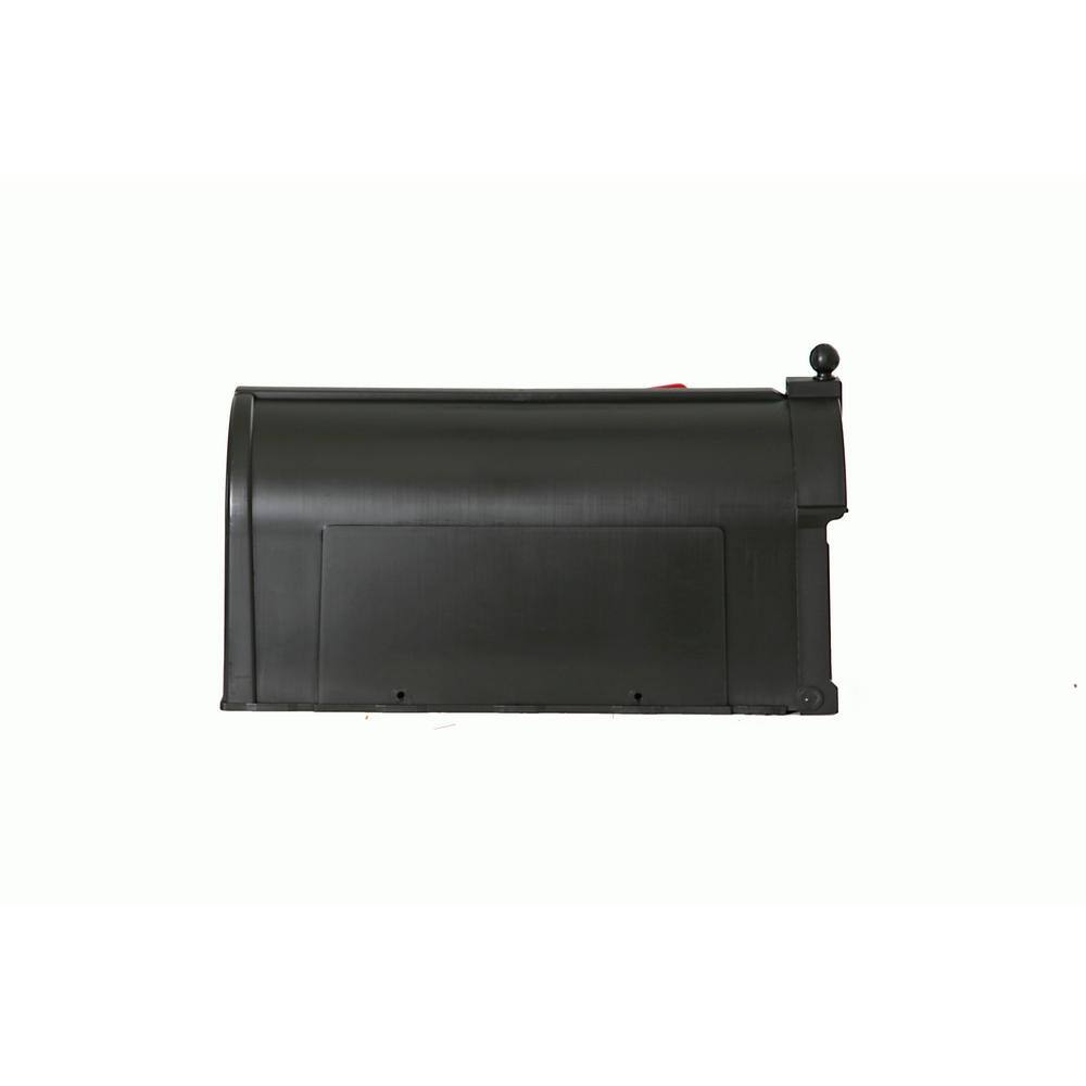 Postal PRO Ambrose Black Post Mount Mailbox PP1000BLM