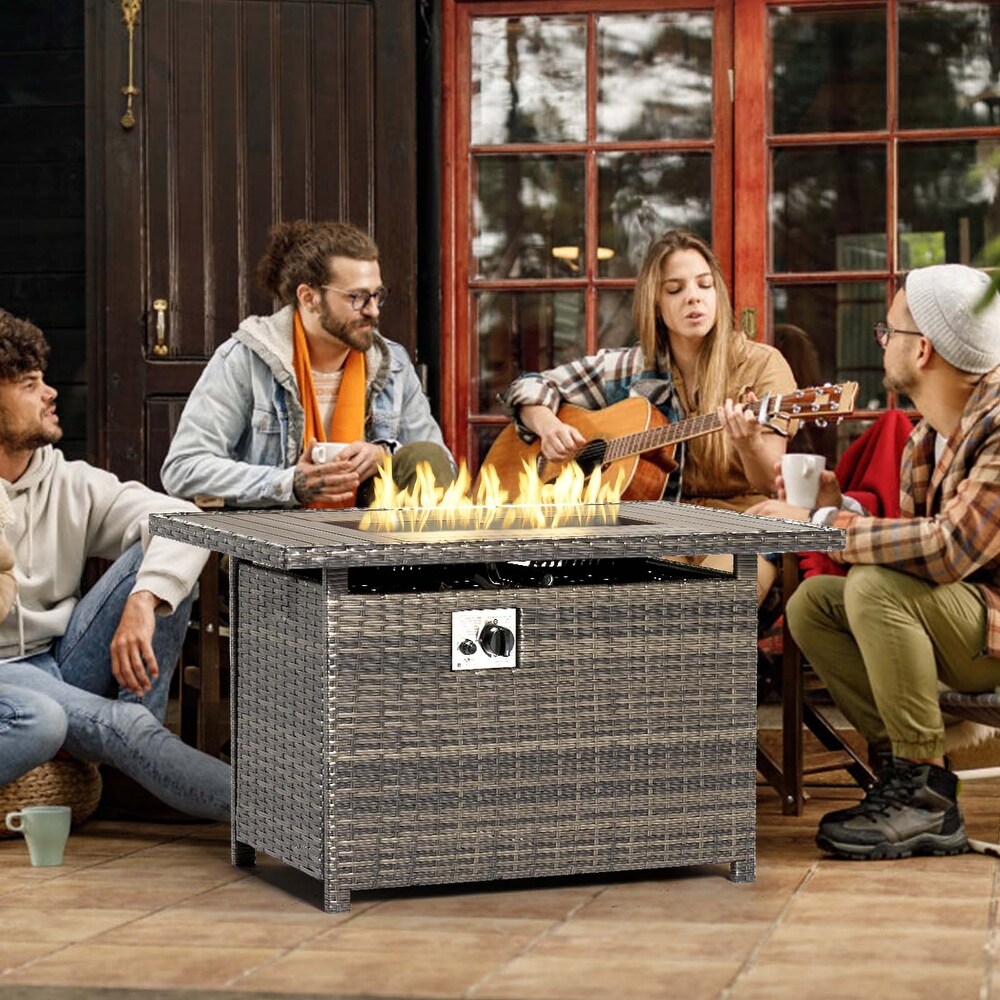 50000 BTU Outdoor Fire Pit Table 40 inch