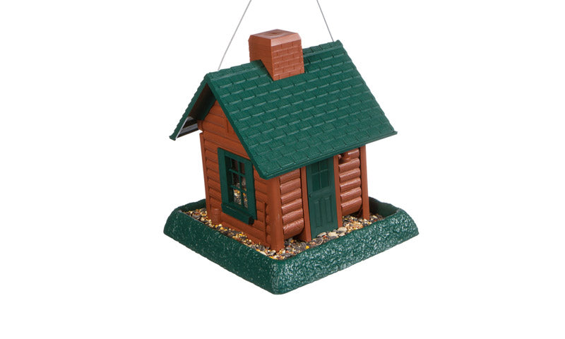 LOG CABIN FEEDER 5# CAP.