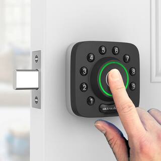 Ultraloq U-Bolt Pro 6-in-1 Bluetooth Enabled Fingerprint and Keypad Smart Lock Deadbolt Plus Bridge Wi-Fi Adapter U-Bolt-ProAUB01