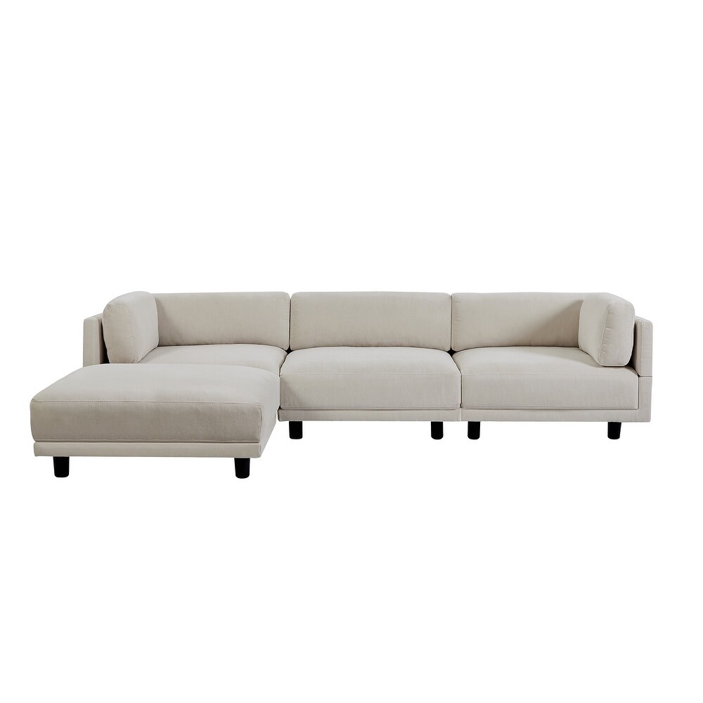 Upholstery Convertible Sectional Sofa  L Shaped Couch