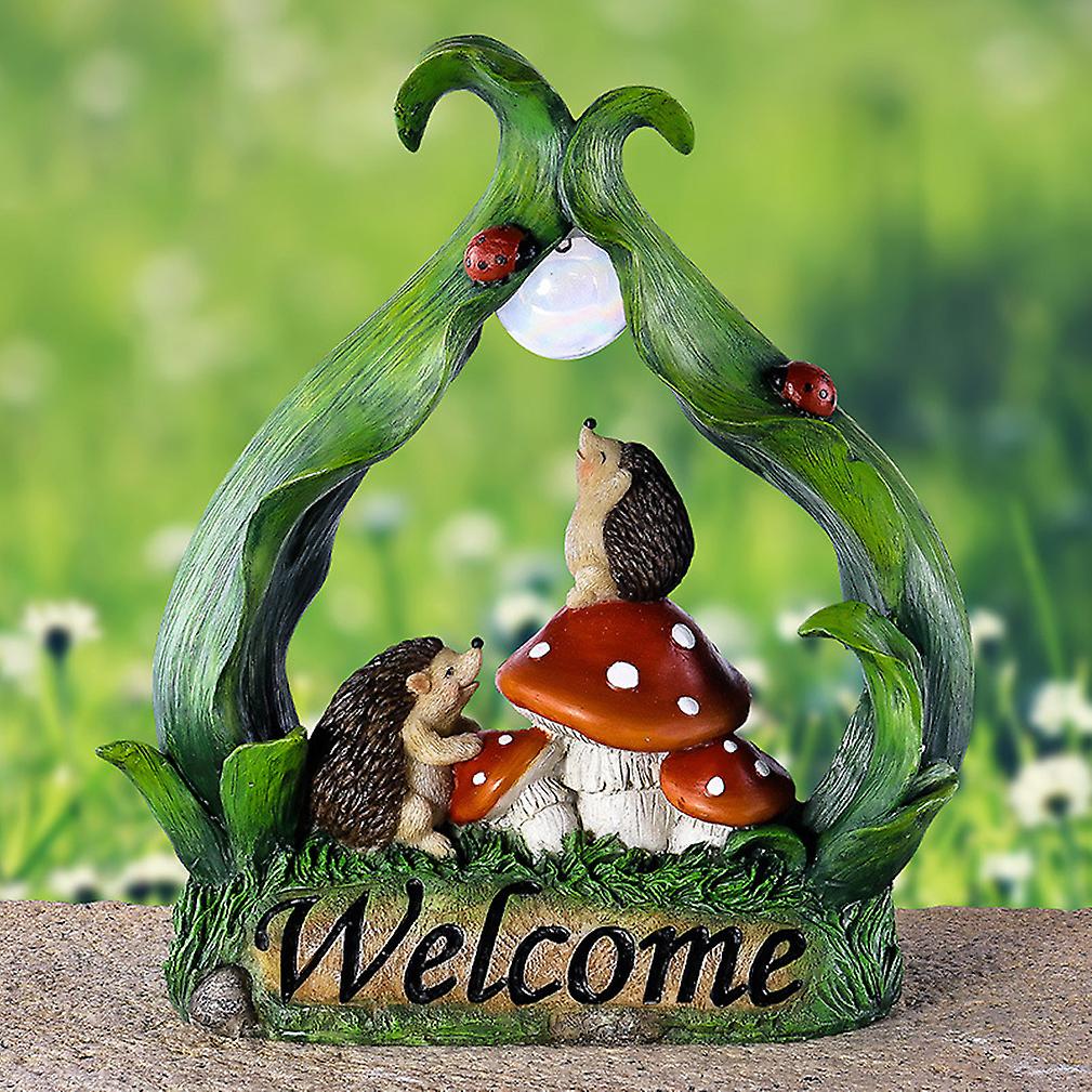 Mushroom Garden Resin Garden Statues Sculptures Outdoor Ornament Crafts