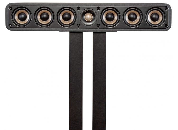 Polk Audio Signature Elite ES35 Black Slim Center Channel Loudspeaker (Each)