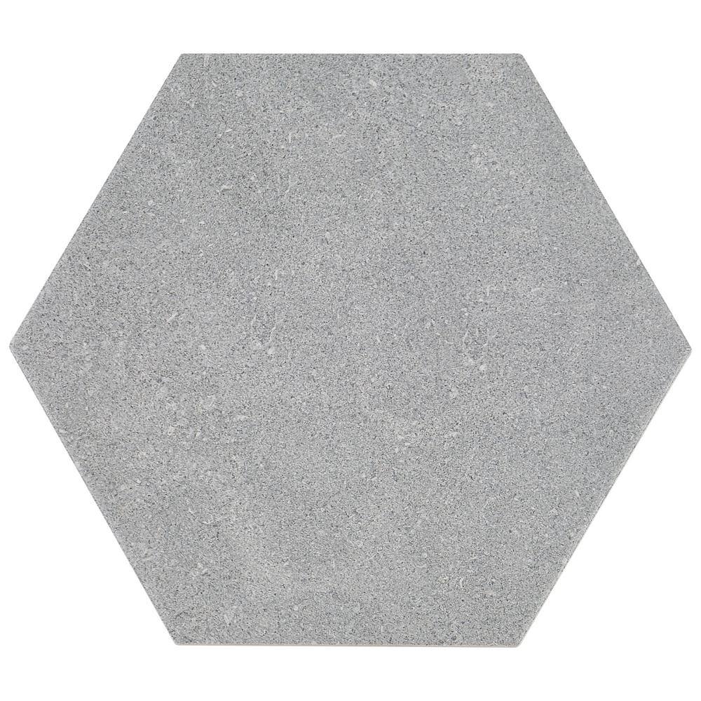 Ivy Hill Tile Sanskrit Gray Hex 8.86 in. x 10.20 in. Matte Porcelain Floor and Wall Tile (9.47 sq. ft.Case) EXT3RD105718