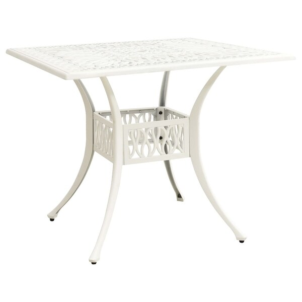 vidaXL Patio Table White 35.4