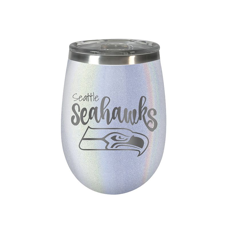 Seattle Seahawks 12 oz Opal Finish Vacuum Insulated NFL Wine Tumbler