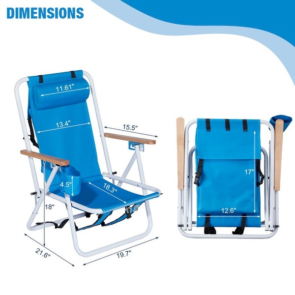 Portable High Strength Beach Chair (2 Pack)