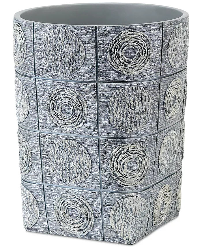 Avanti Galaxy Circle Shimmering Metallic Resin Wastebasket