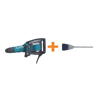 Makita 27 lb. AVT SDS-MAX Demolition Hammer with Free 6 in. Floor Scraper HM1214C-T-02593