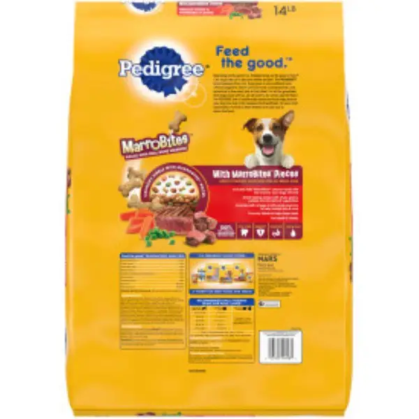 Pedigree 14lb Adult Marrobites Dog Food