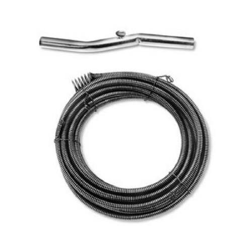 Cobra Tools 10080 10000 Series Drain Pipe Auger， 1/4 in Dia Cable， 8 ft L Cable