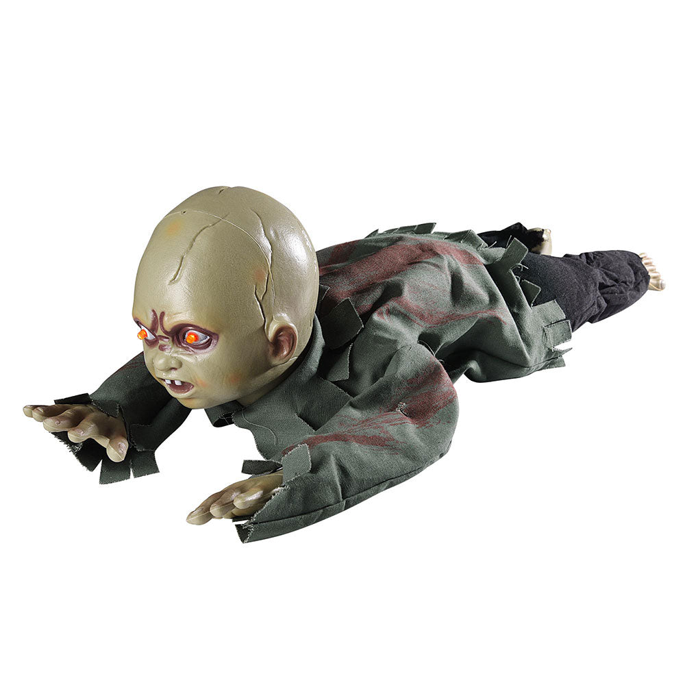 Yescom Animated Crawling Baby Zombie Halloween Decoration Prop