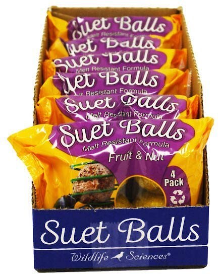 Wildlife Sciences Fruit and Nut Suet Balls Wild Bird Food