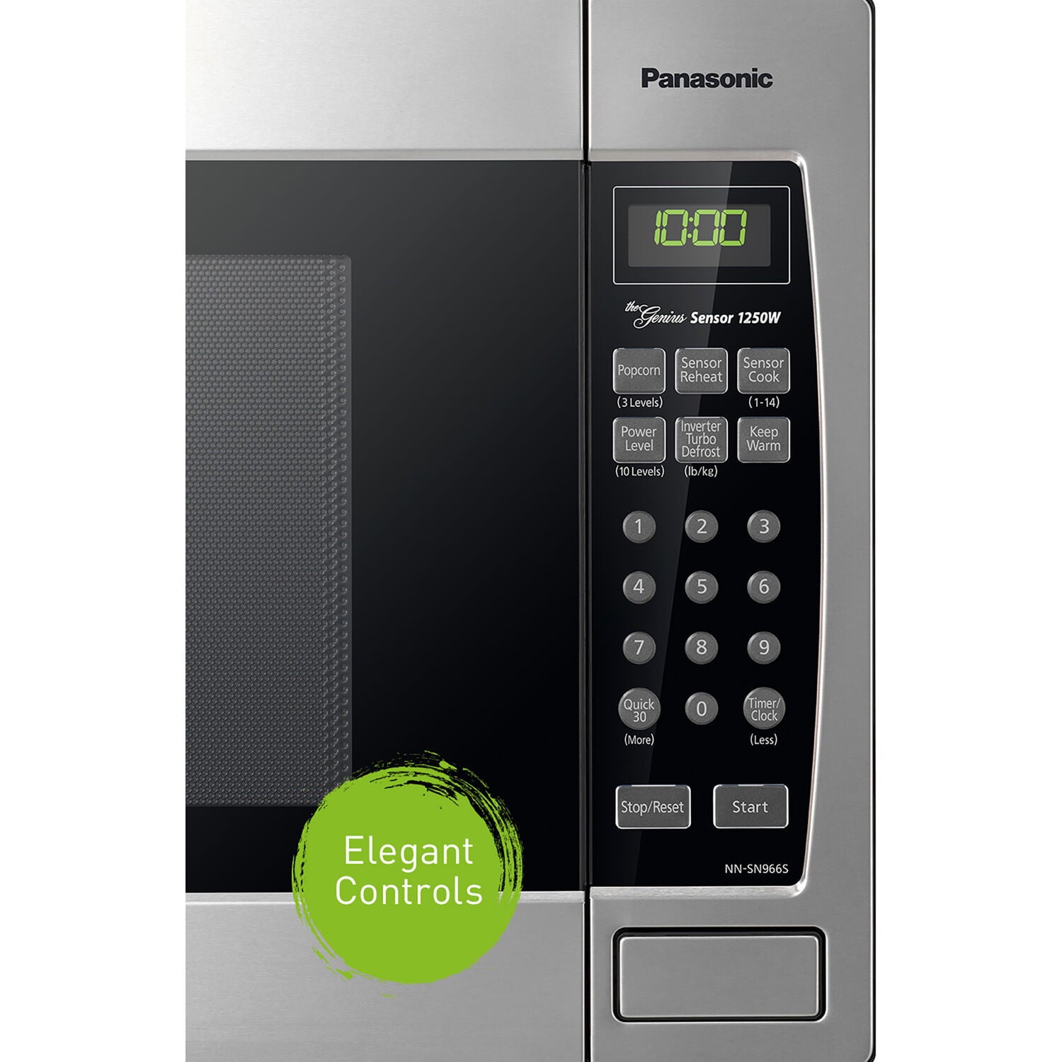 Panasonic Genius Sensor 2.2 Cu. Ft. 1250W Microwave Oven with Inverter Technology