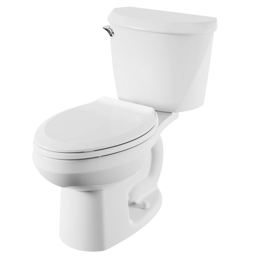 American Standard Reliant 2-piece 1.28 GPF Single Flush Elongated Toilet in White Seat Included 773CA101.020