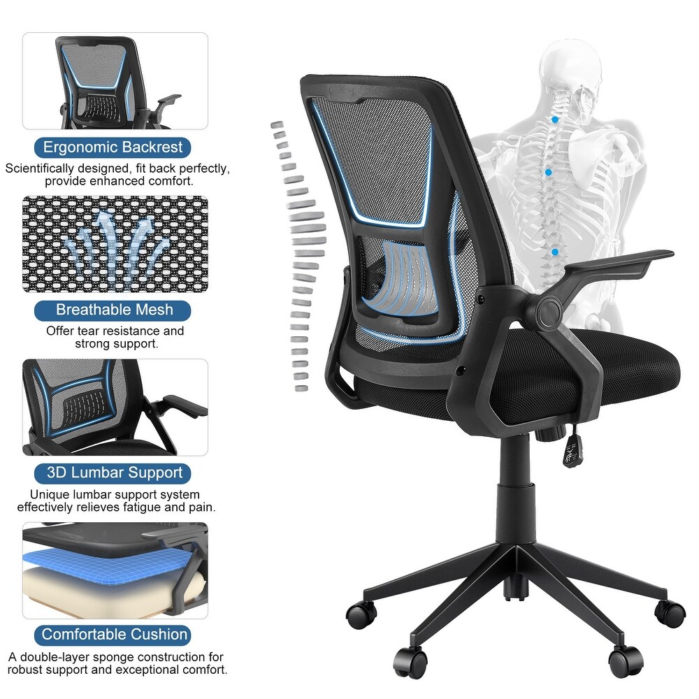 VECELO Office Desk Chair High Back Executive Ergonomic Computer Chair