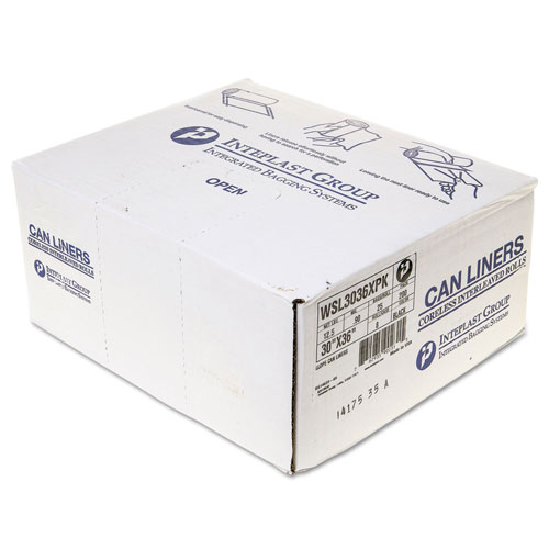 InteplastPitt Low-Density Commercial Can Liners | 30 gal， 0.9 mil， 30