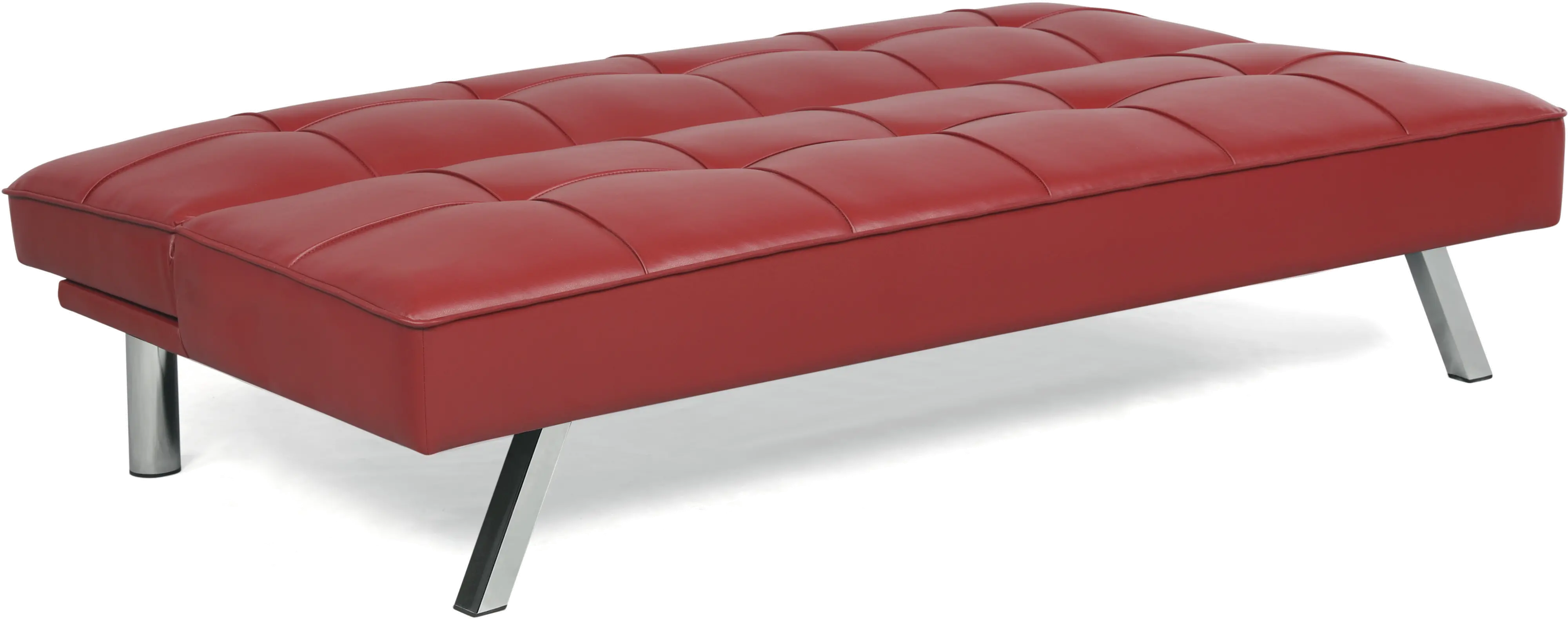 Mia Red Multi-Functional Sofa Lounger Sleeper by Serta Dream Convertibles